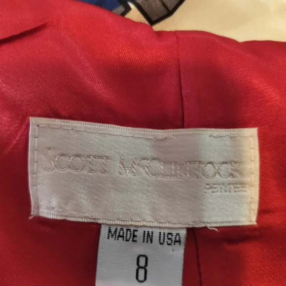 Scott McClintock Red Strapless Gown - Picture 4 of 4